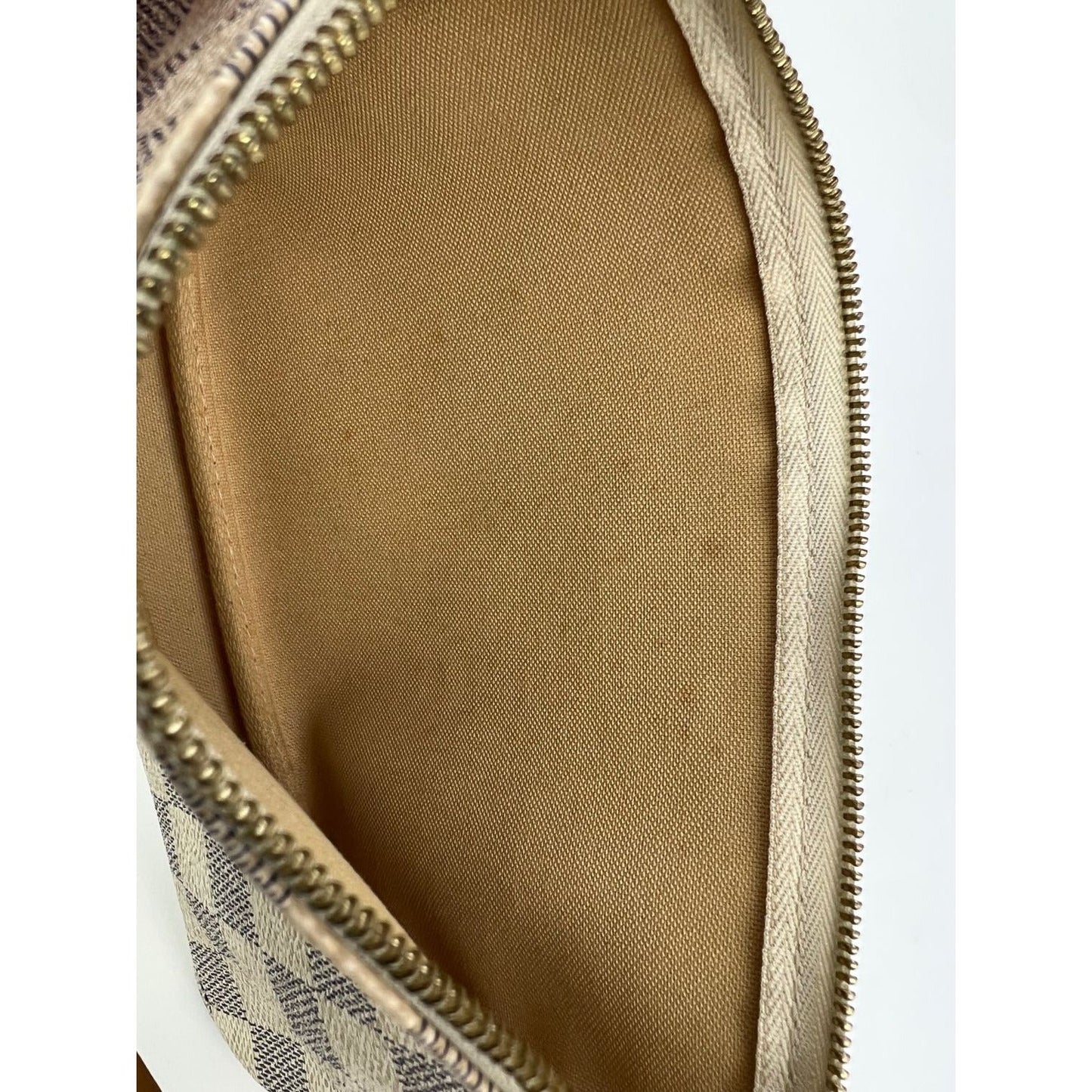 Louis Vuitton Pochette Accessories White Damier Azur Bag