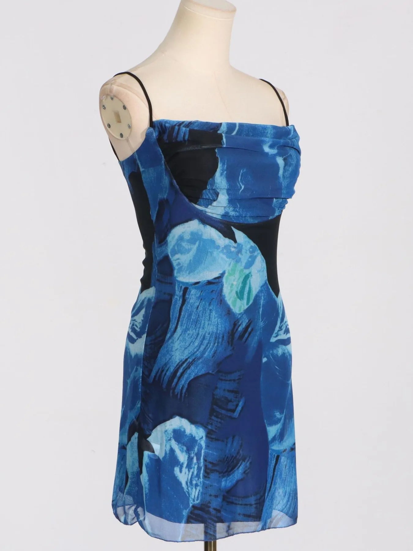Cowl Neck Cami Mini Dress