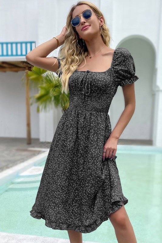 Puff Sleeve Dress