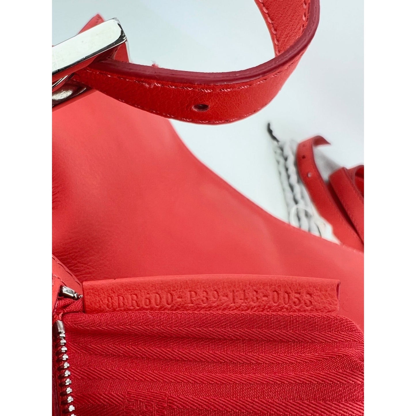 Fendi Vitello Baguette Papavero Sac à main à bandoulière