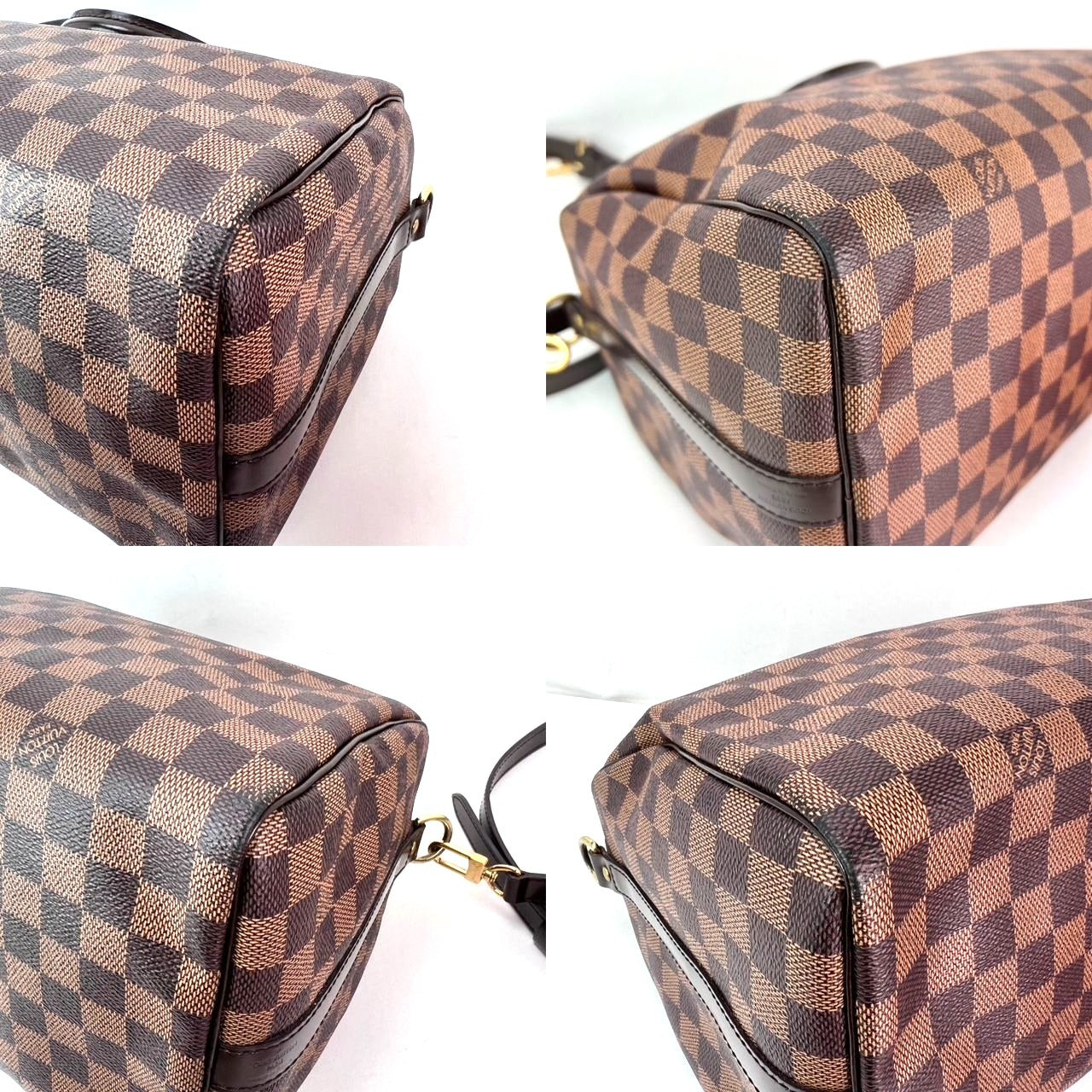 LOUIS VUITTON Speedy 30 Bandouliere Damier Ebene Satchel Sac à main