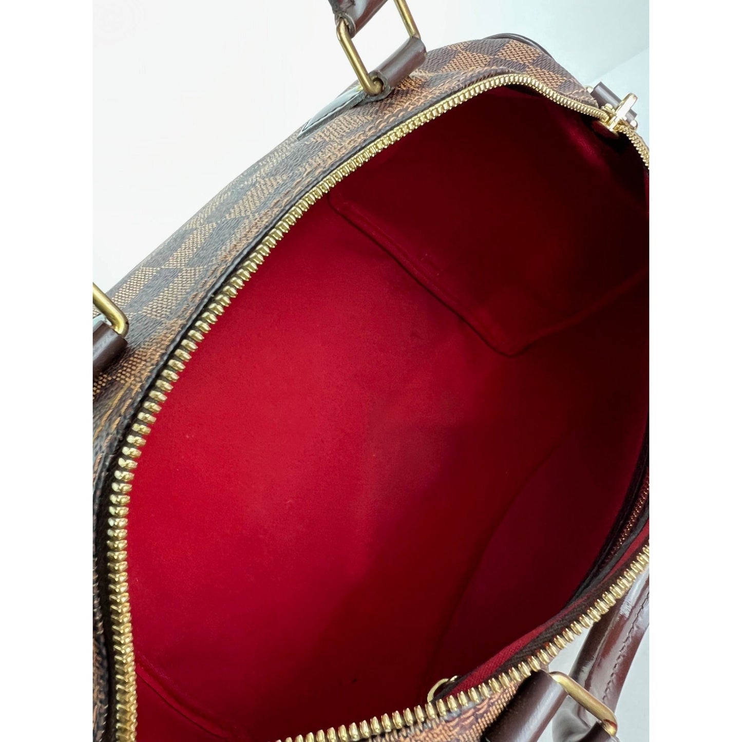 LOUIS VUITTON Speedy 30 Bandouliere Damier Ebene Satchel Sac à main
