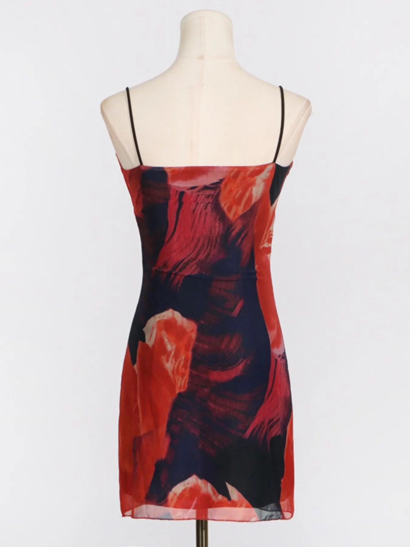 Cowl Neck Cami Mini Dress