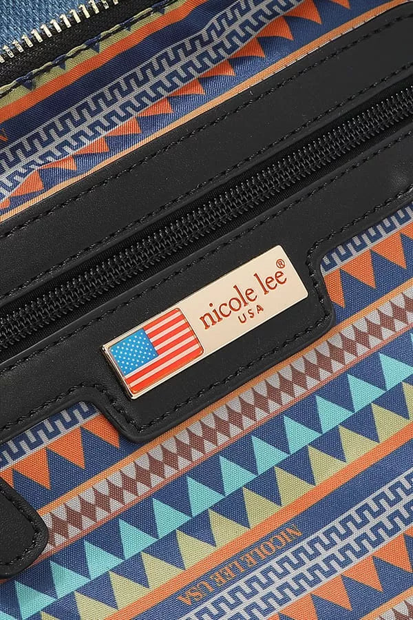 Nicole Lee USA Bosque De Amor Denim Tote Bag Carryall