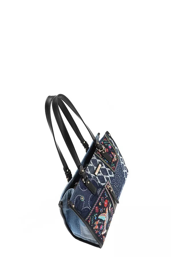 Nicole Lee USA Bosque De Amor Denim Tote Bag Carryall