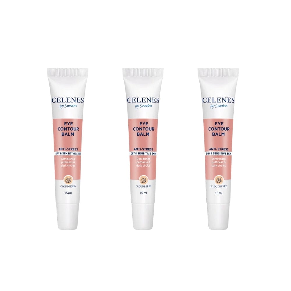 Celenes by Sweden Cloudberry Eye Contour Balm 15 ml -3 Pack
