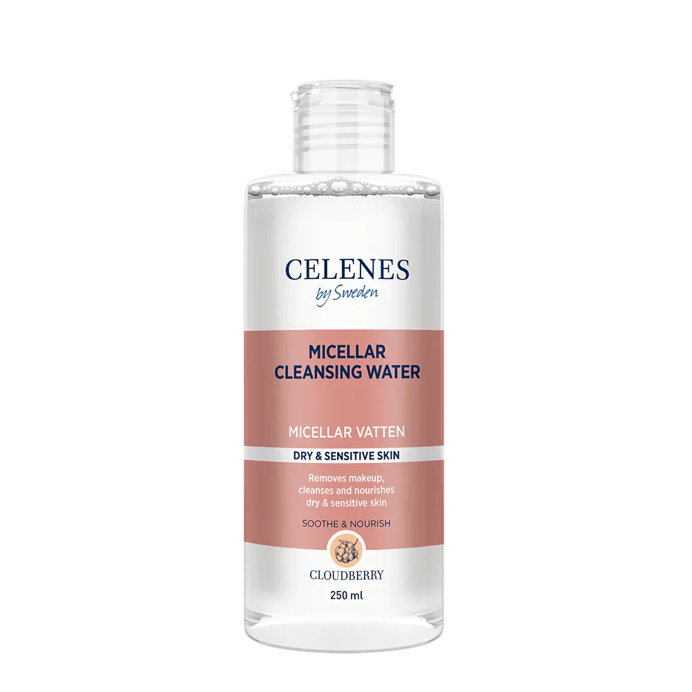 Celenes by Sweden Cloudberry Micellar Cleasing Water 250 ml / 8.5 fl oz