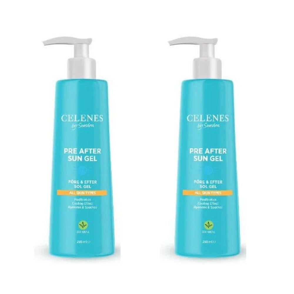 Gel pré-après-soleil aux herbes Celenes by Sweden 200 ml - Lot de 2