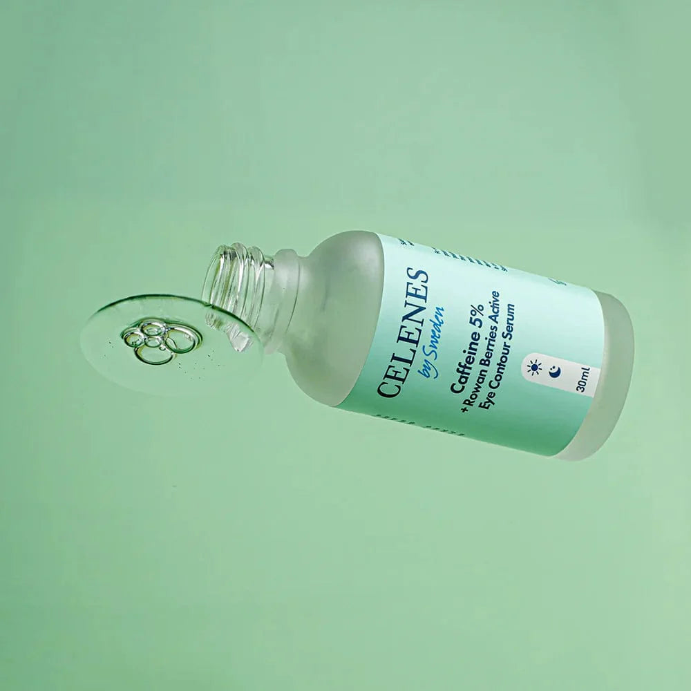 Sérum contour des yeux actif Celenes by Sweden Rena Caféine 5 % + Baies de sorbier 30 ml