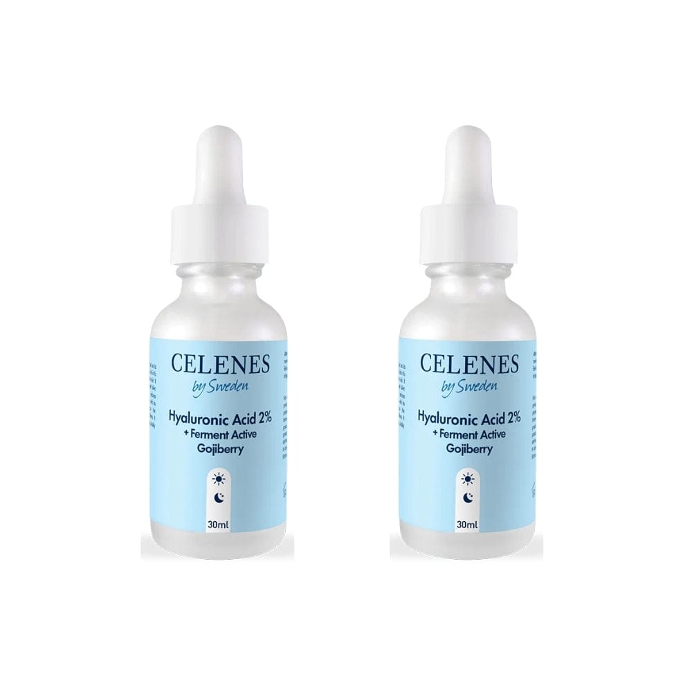 Celenes by Sweden Rena Acide Hyaluronique 2% + Ferment Actif Gojiberry 30 ml - Lot de 2