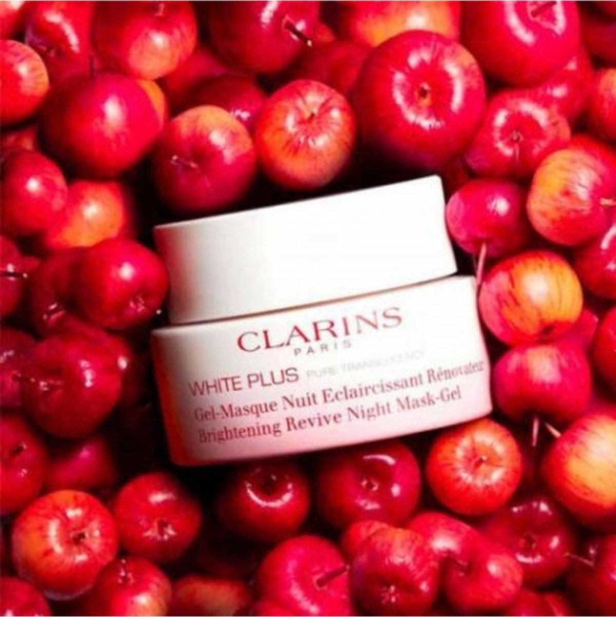 Clarins White Plus Masque-Gel de Nuit Éclat Revitalisant Hydratant 50 ml