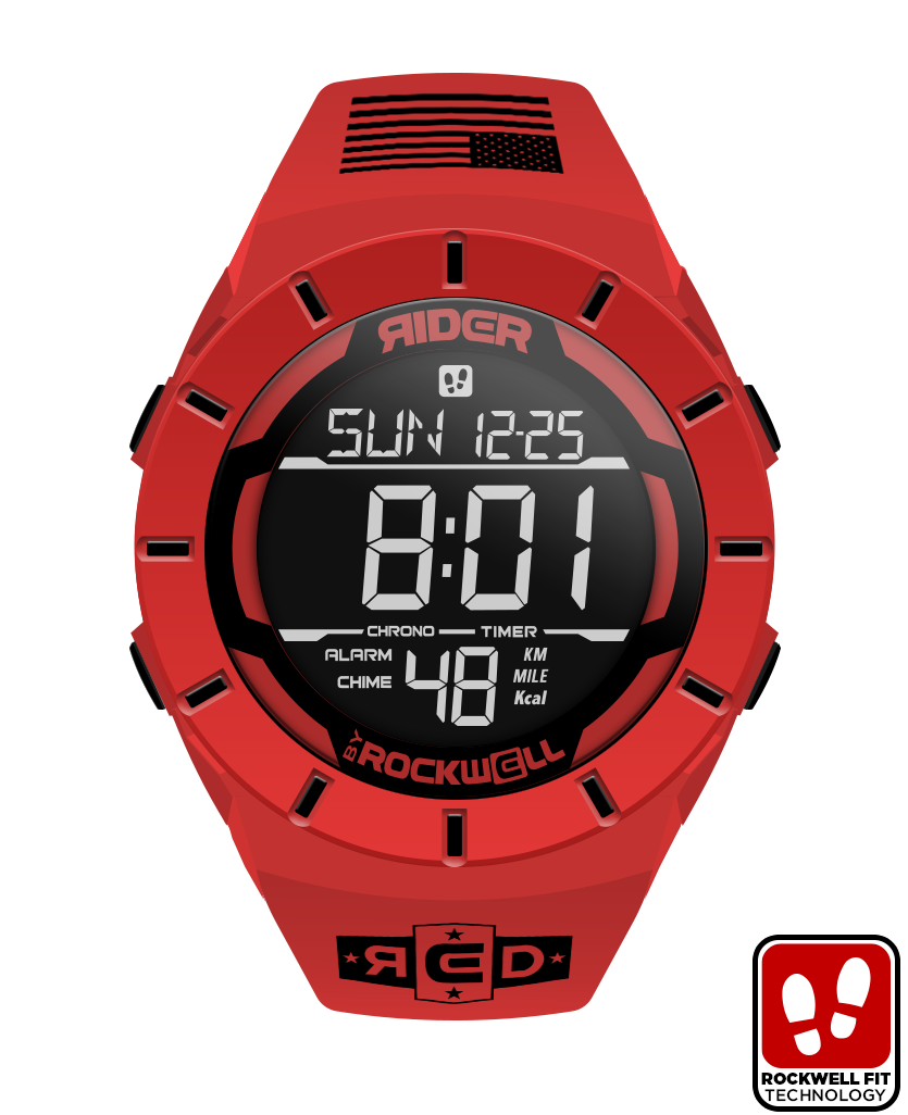 Montre Coliseum Fit™ RED Edition (rouge/noir)