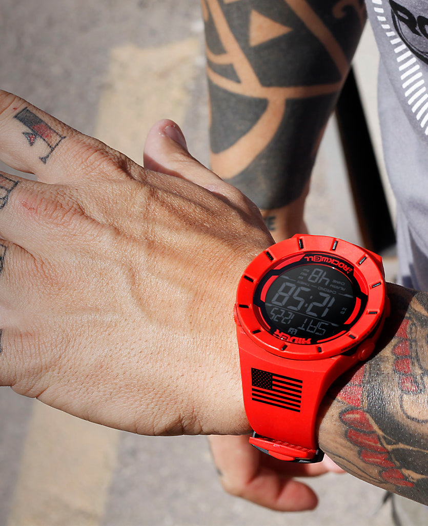Montre Coliseum Fit™ RED Edition (rouge/noir)