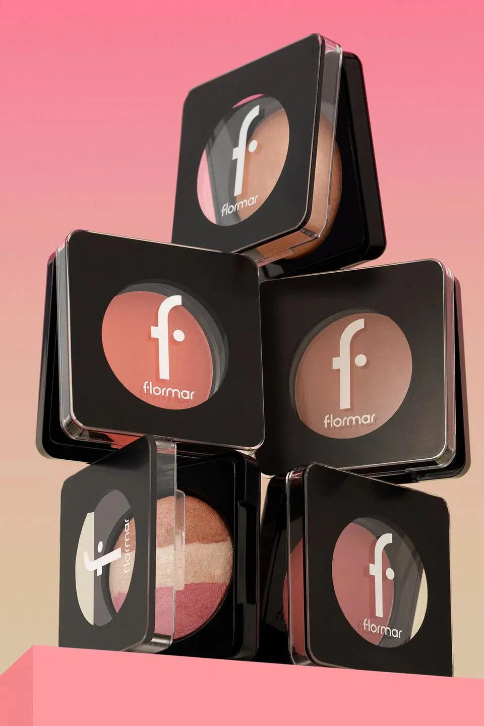 Flormar Baked Blush-On Highly Pigmented & Matte Finish Baked Blush 4g - 045 Touch Of Rose