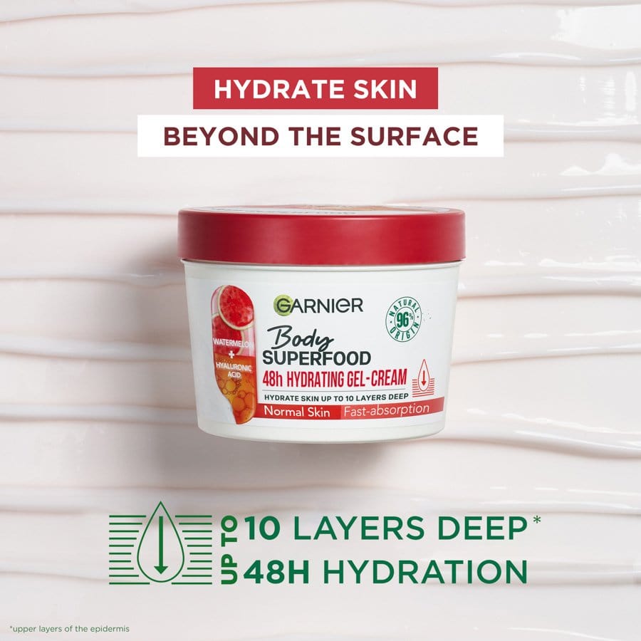Garnier Superfood Watermelon & Hyaluronic Acid Body Cream 380ml