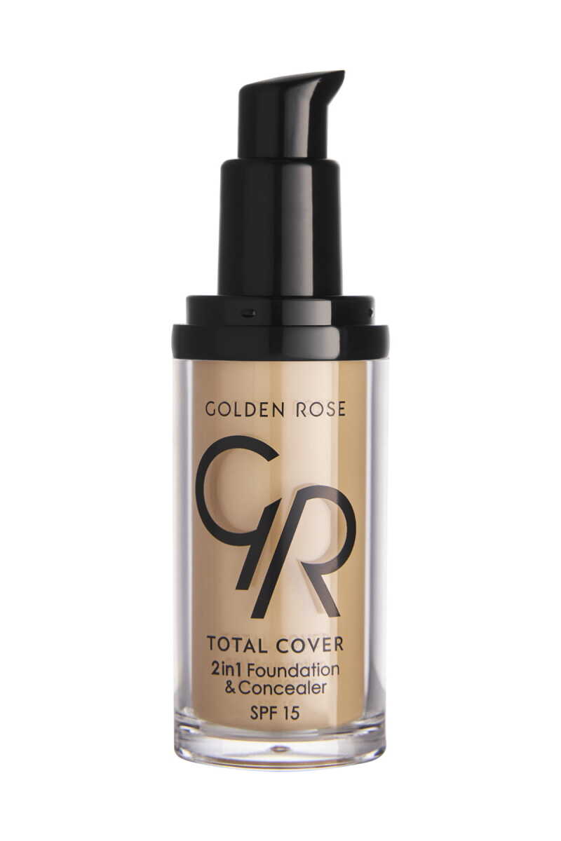 Golden Rose Total Cover 2 in 1 Foundation & Concealer - 21 Light Yellow Beige