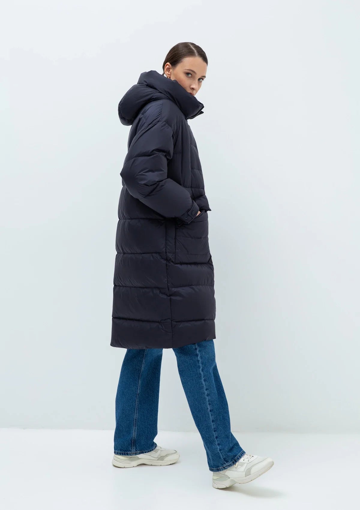 Luna Premium Down Fill Belted Coat