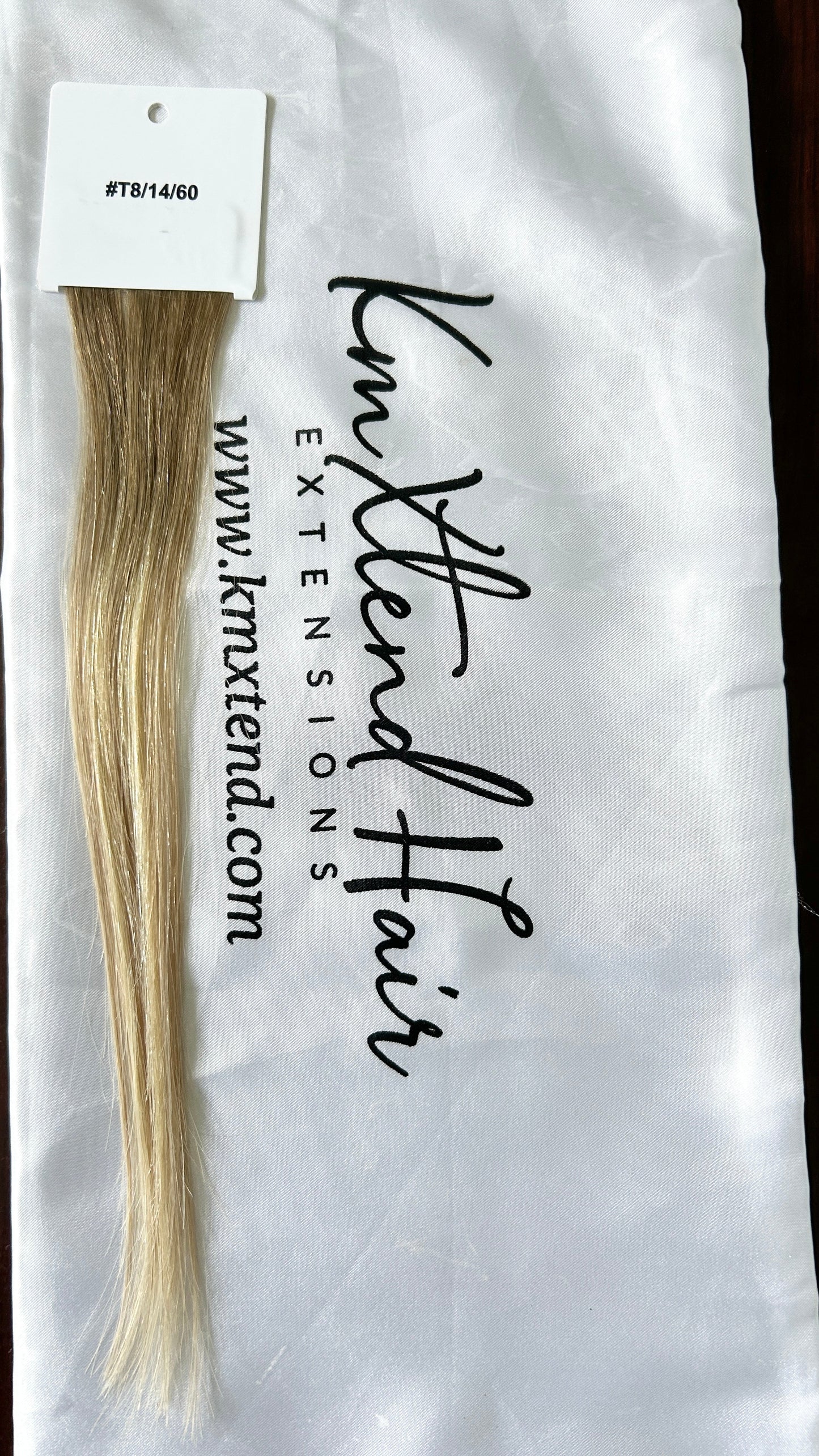 Light Balayage Blonde #T8/P14/60 Hand Tied Weft Hair Extensions