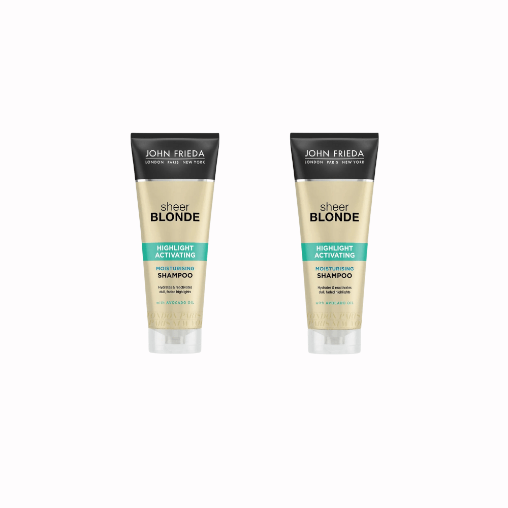 John Frieda Color Revitalizing Shampoo for Lifeless and Discolored Shine for Blonde Hair 250ml 2 Pack