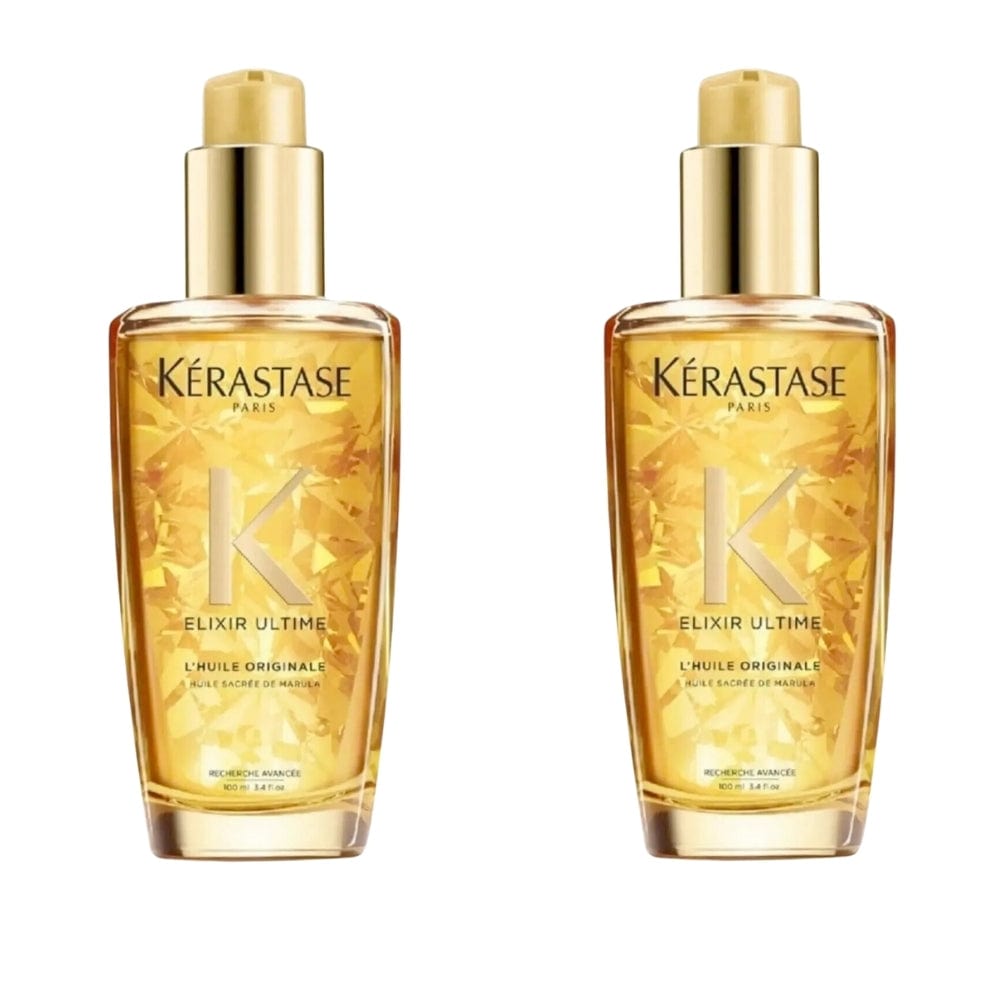 Huile de soin capillaire Kerastase Elixir Ultime L'huile Originale Brillance 100 ml, lot de 2