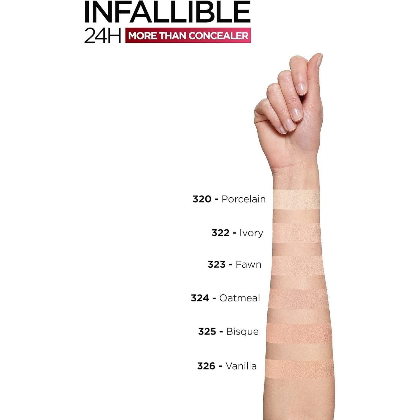 Loreal Paris Infaillible More Than Concealer -323 Fawn