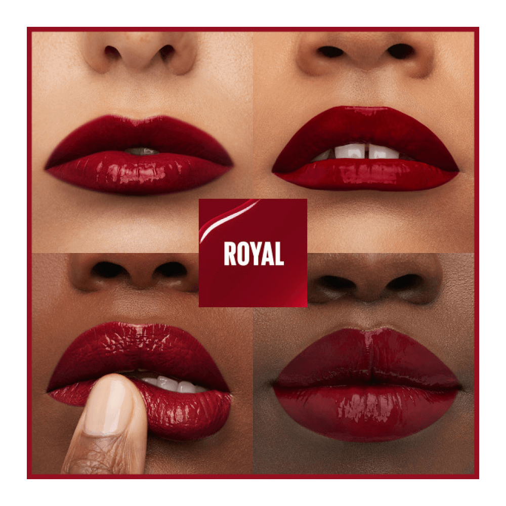 Maybelline New York Super Stay Vinyl Ink Long Lasting Liquid Gloss Lipstick - 55 Royal -2 Pack