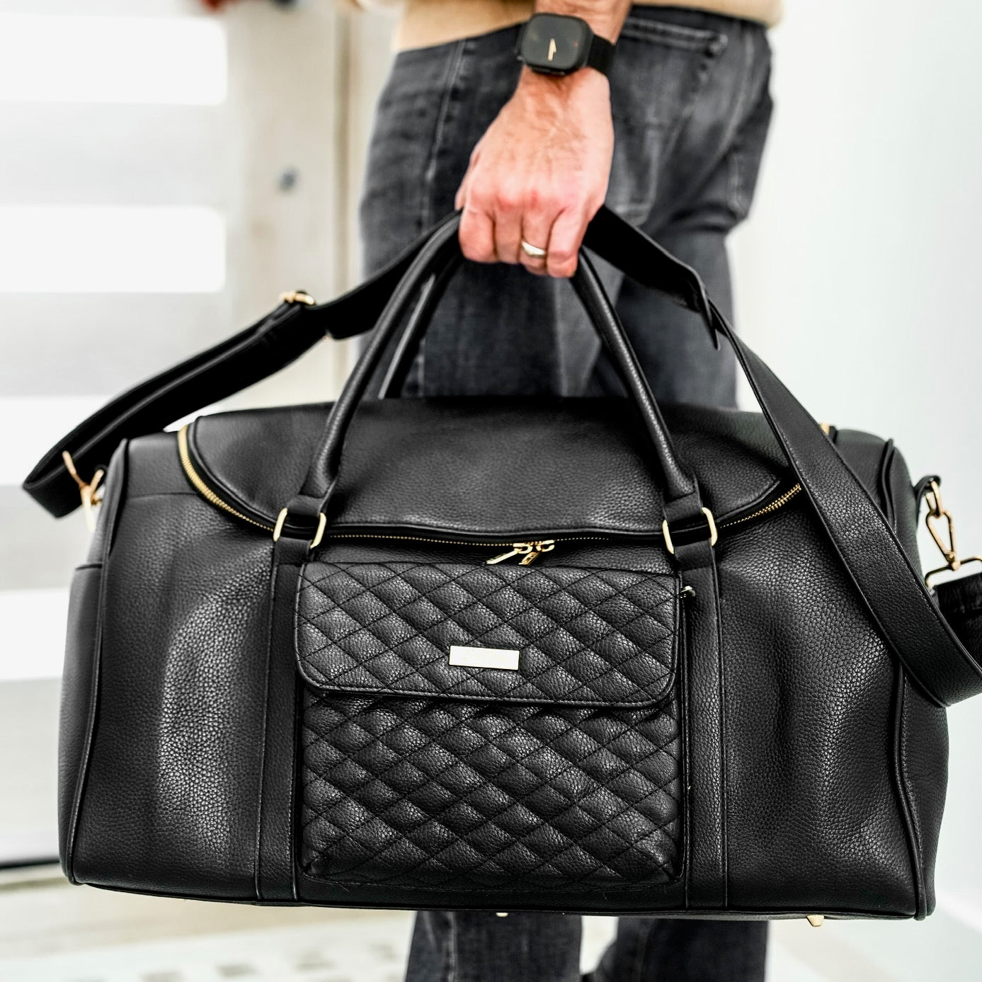 Monaco Travel Bag | Ebony Black