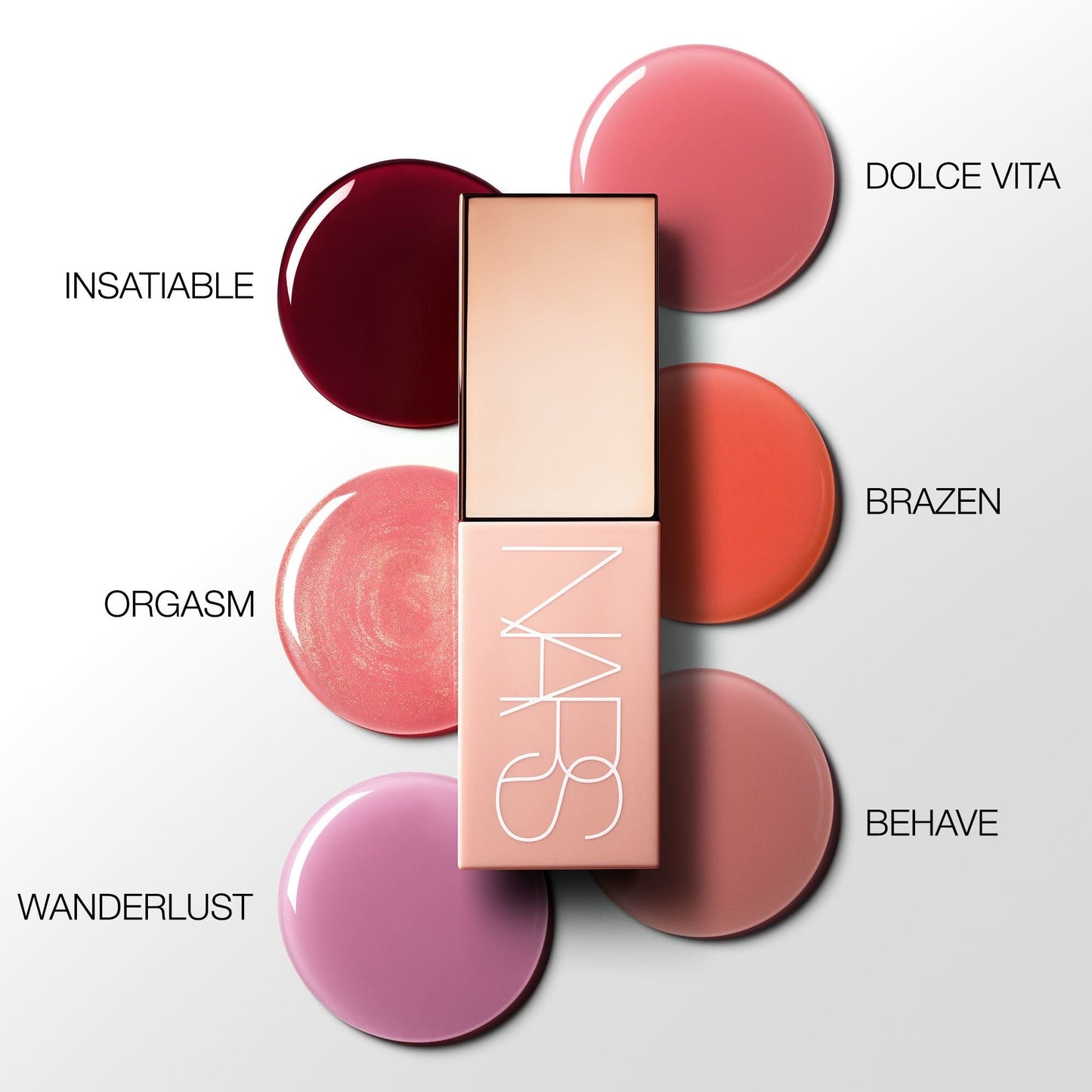 NARS Afterglow Liquid Blush - 7 ML / Orgasm - Peach Pink with Gold Shimmer