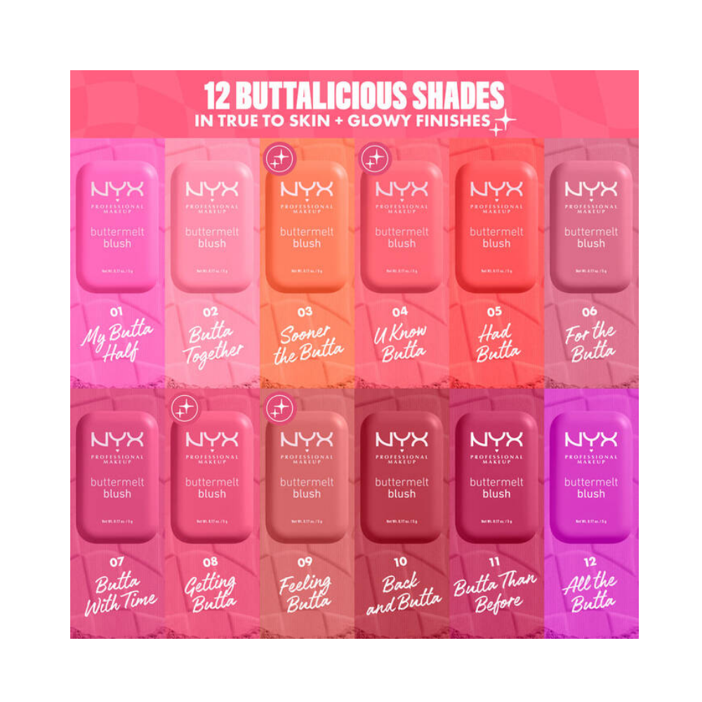 NYX Professional Makeup Buttermelt Blush Creamy - 07 Butta With Me