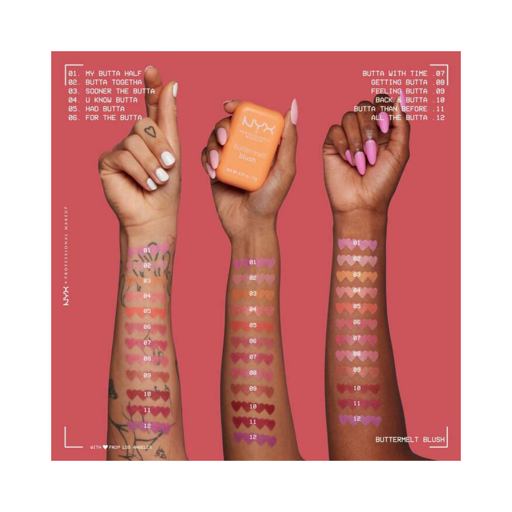 NYX Professional Makeup Buttermelt Blush Creamy - 07 Butta With Me