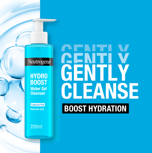 Neutrogena Hydro Boost Fragrance-Free Water Gel Cleanser 200ml / 6.8 fl oz 2 Pack