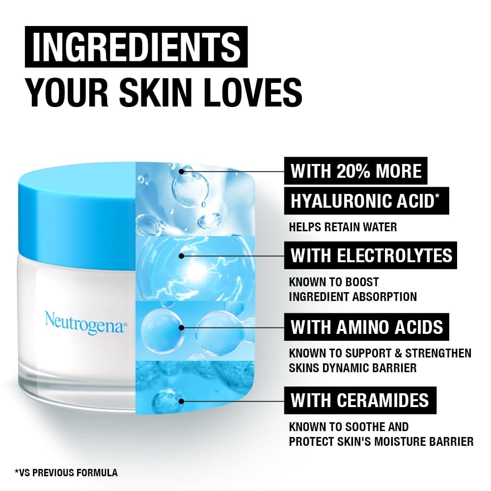 Neutrogena Hydro Boost Gel Cream Fragrance Free 50ml / 1.7 fl oz