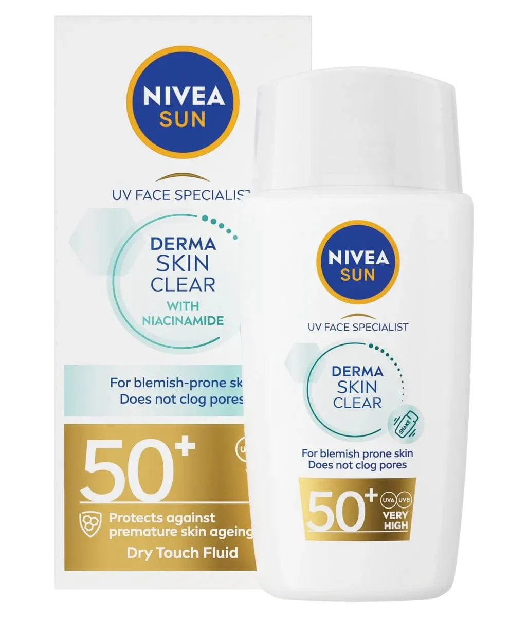 Fluide solaire anti-imperfections Nivea Sun UV Face Derma Blemish Control SPF 50+ 40 ml