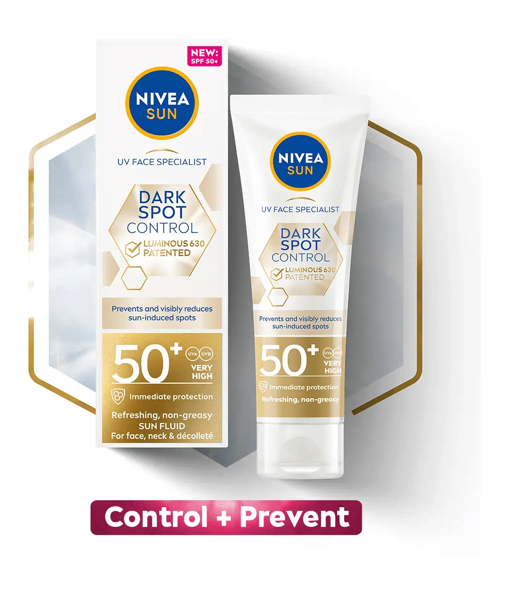 Nivea Sun UV Face Luminous 630 Spot Control Sun Fluid SPF50 40ml / 1.35 fl.oz - 3 Pack