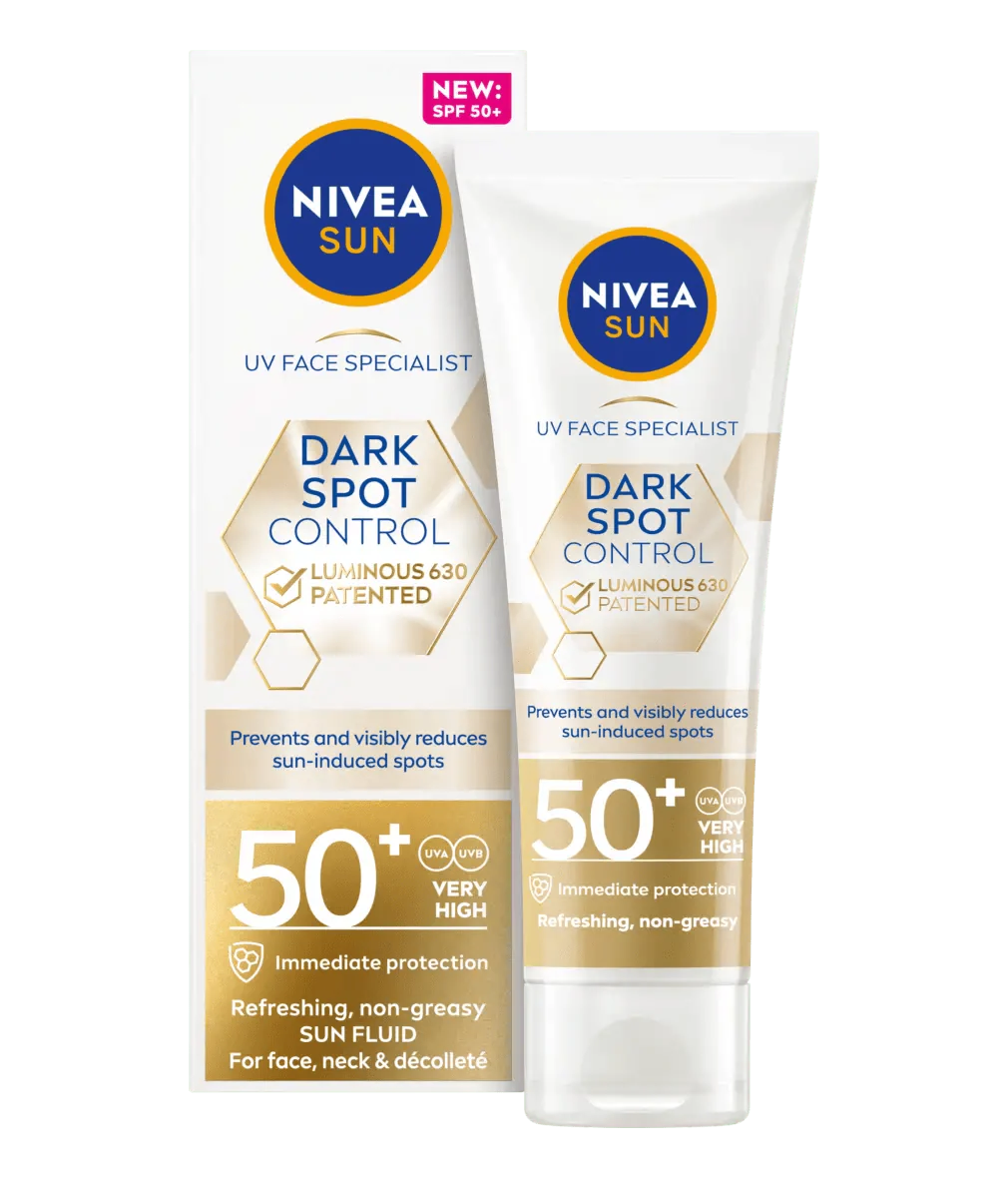 Nivea Sun UV Face Luminous 630 Spot Control Sun Fluid SPF50 40ml / 1.35 fl.oz - 2 Pack