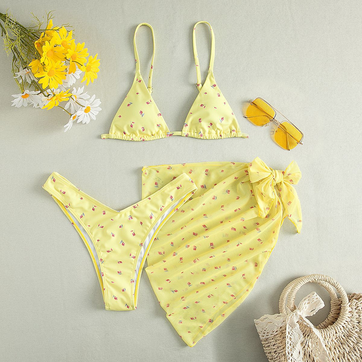 Bikini Sexy Bikini Factory Three Piece Set Women Seperated Swimwear