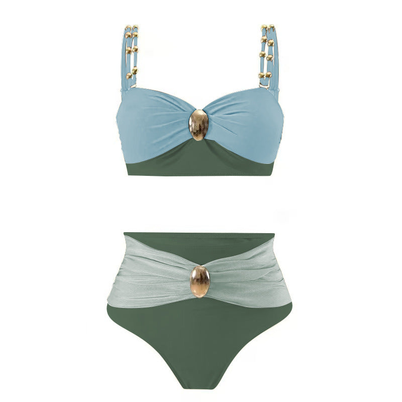 Bikini Three Piece Sets How Many Sexy Swimsuit Women Split Solid Color Swimsuit