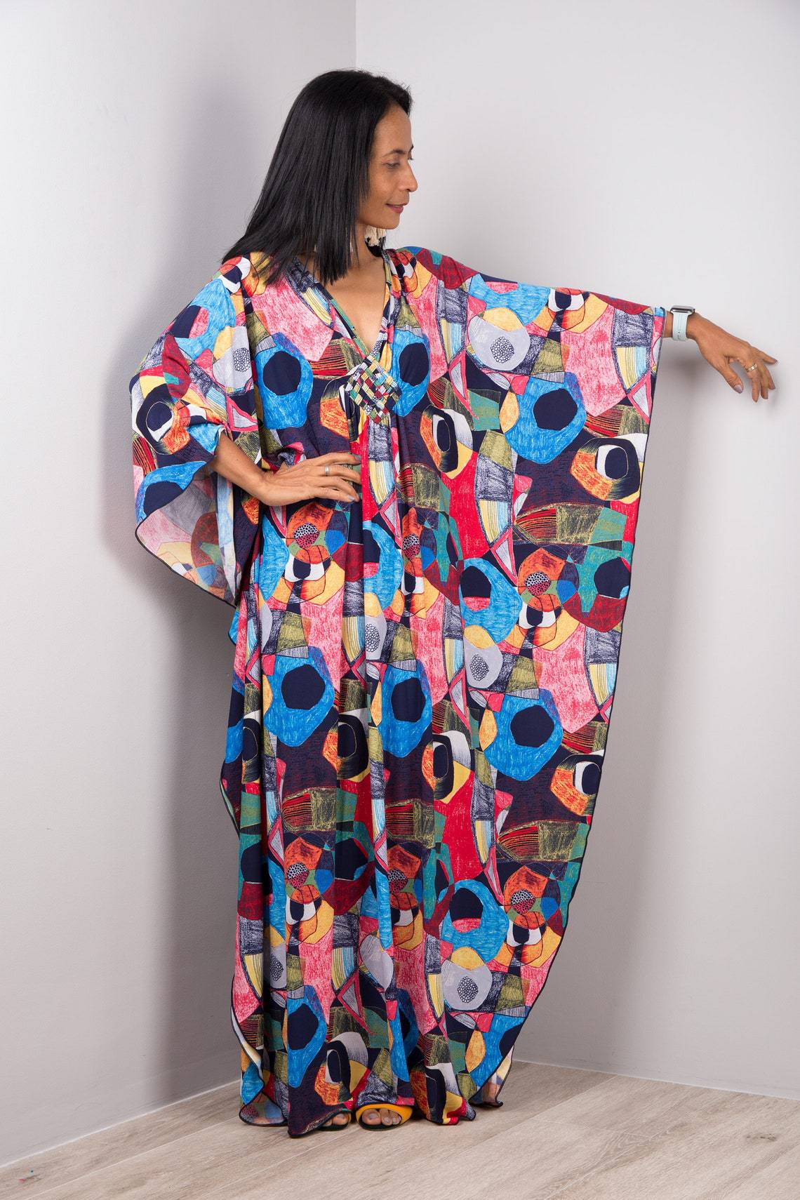 Beach Dress Loose Seaside Vacation Sun Protection Robe Beach Cover Up Swimsuit Outwear Women