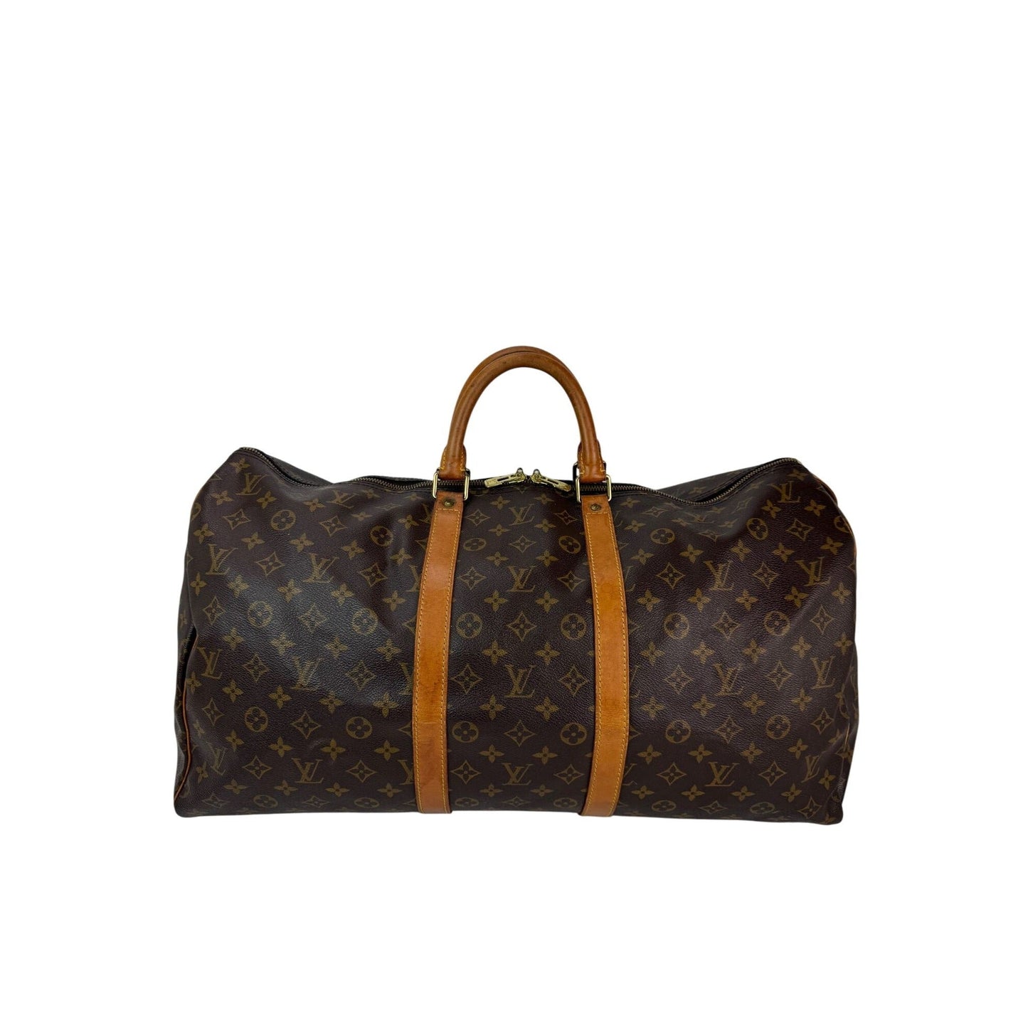 Sac de voyage Louis Vuitton Keepall 55 en toile monogrammée
