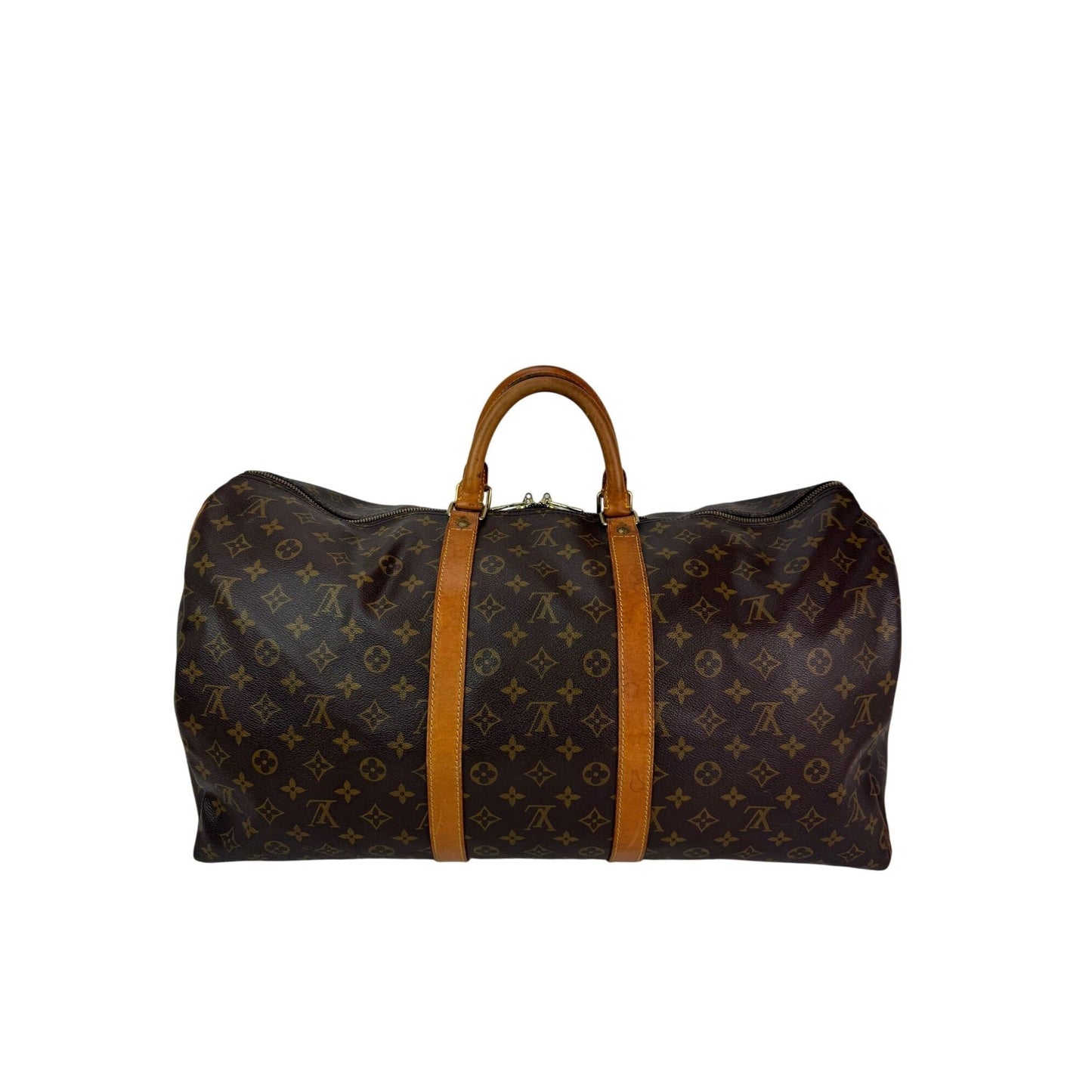 Sac de voyage Louis Vuitton Keepall 55 en toile monogrammée