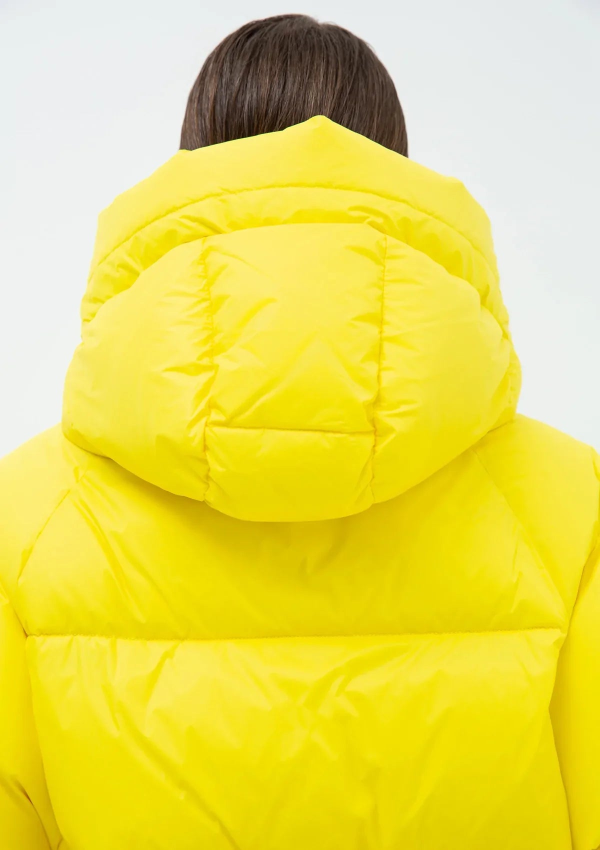 Doudoune à capuche Gisela Premium en jaune