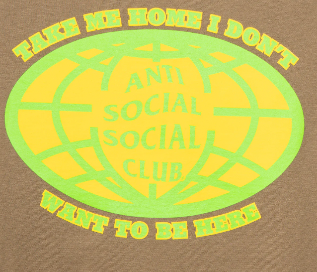 Anti Social Social Club Please Tee 'Sand'