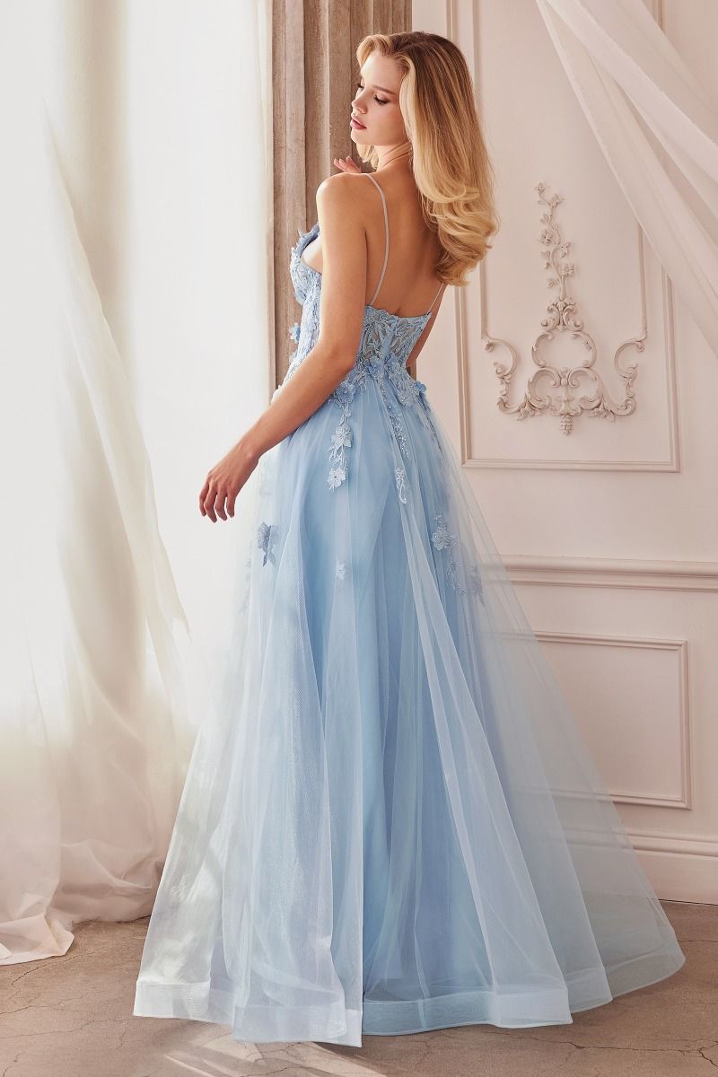 Alicia Floral Embroidery Gown