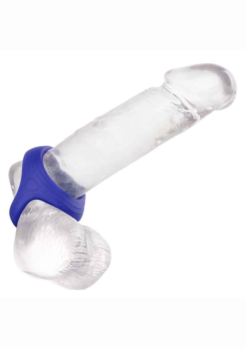 CalExotics Admiral Dual Silicone Cock And Ball Ring Comfortable Fit