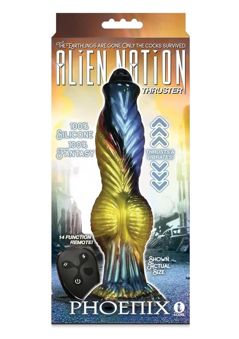 Alien Nation Phoenix Silicone Thrusting Fantasy Dildo