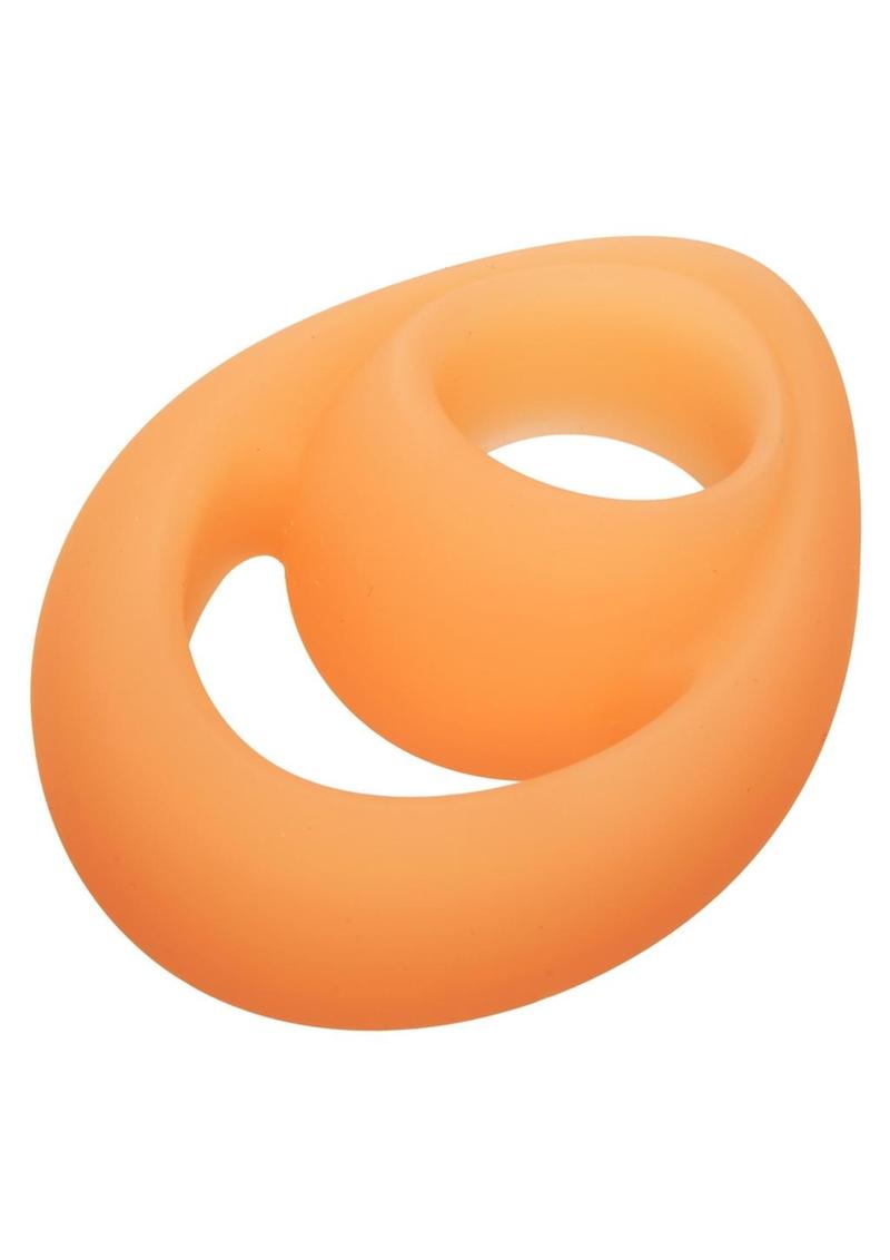 Alpha Glow in the Dark Liquid Silicone Teardrop Dual Ring