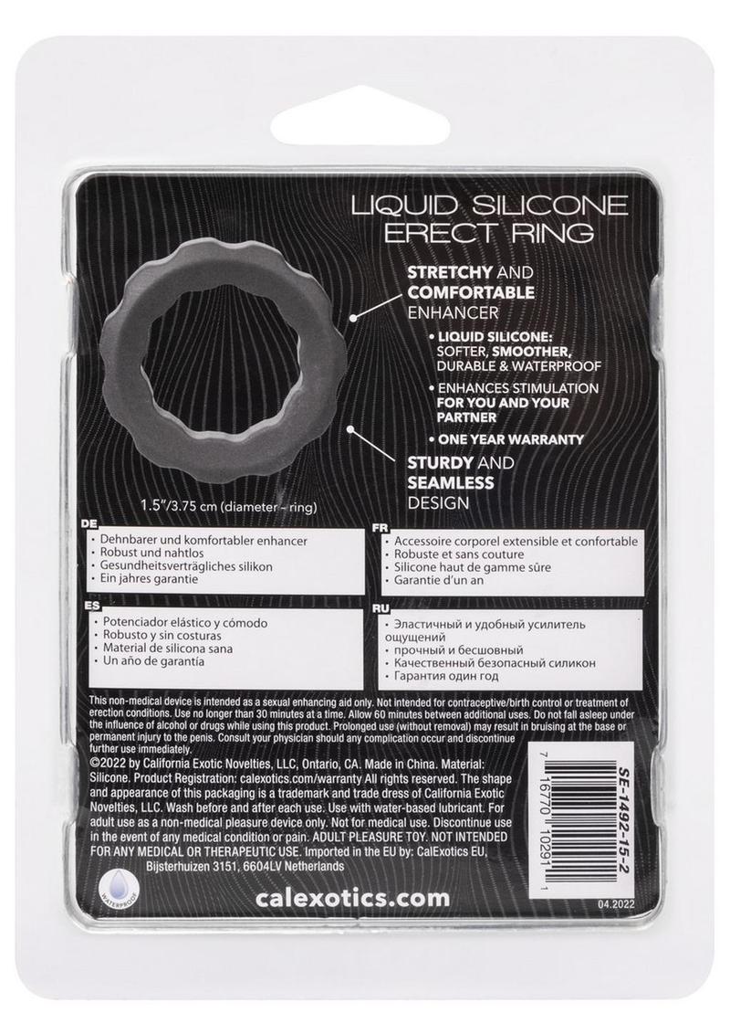 CalExotics Alpha Liquid Silicone Erect Ring