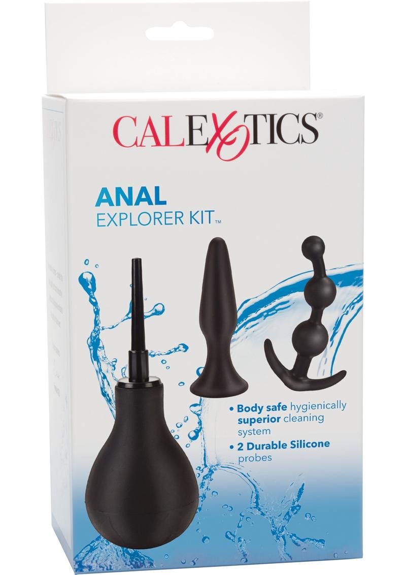 Anal Explorer Kit Silicone Probes And Hygienic Douche
