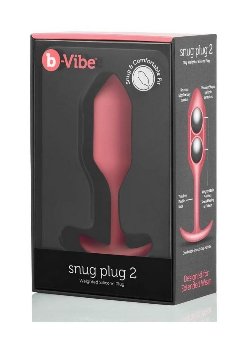 b Vibe Snug Weighted Silicone Anal Plug