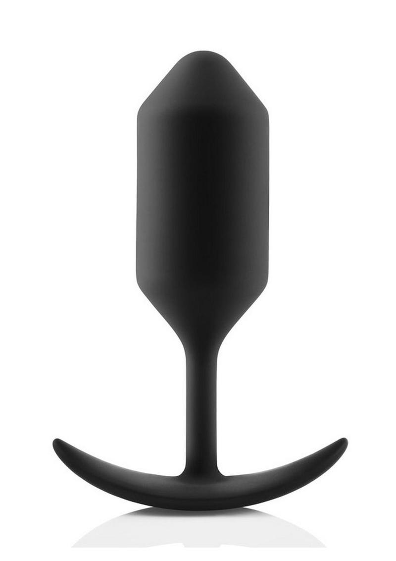 b Vibe Snug Plug 3 Weighted Silicone Anal Plug